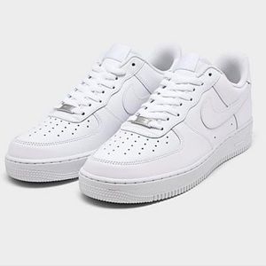 White Nike Air Force 1’s